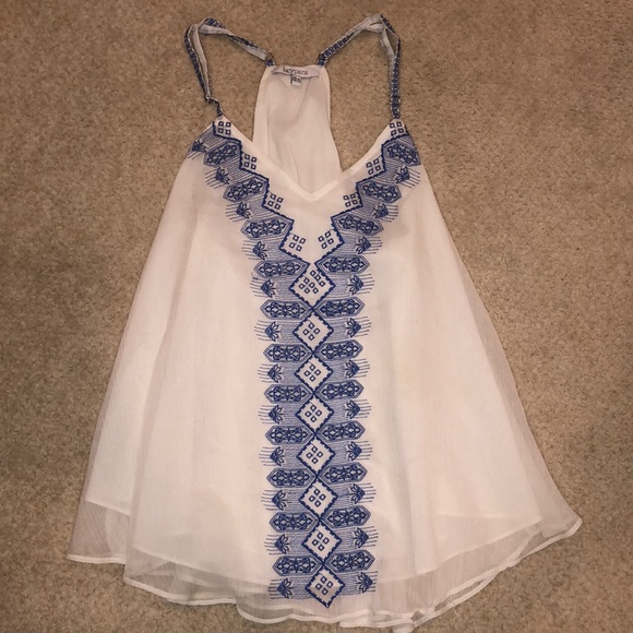 Lucy Paris Tops - Lucy Paris White Flow Tank